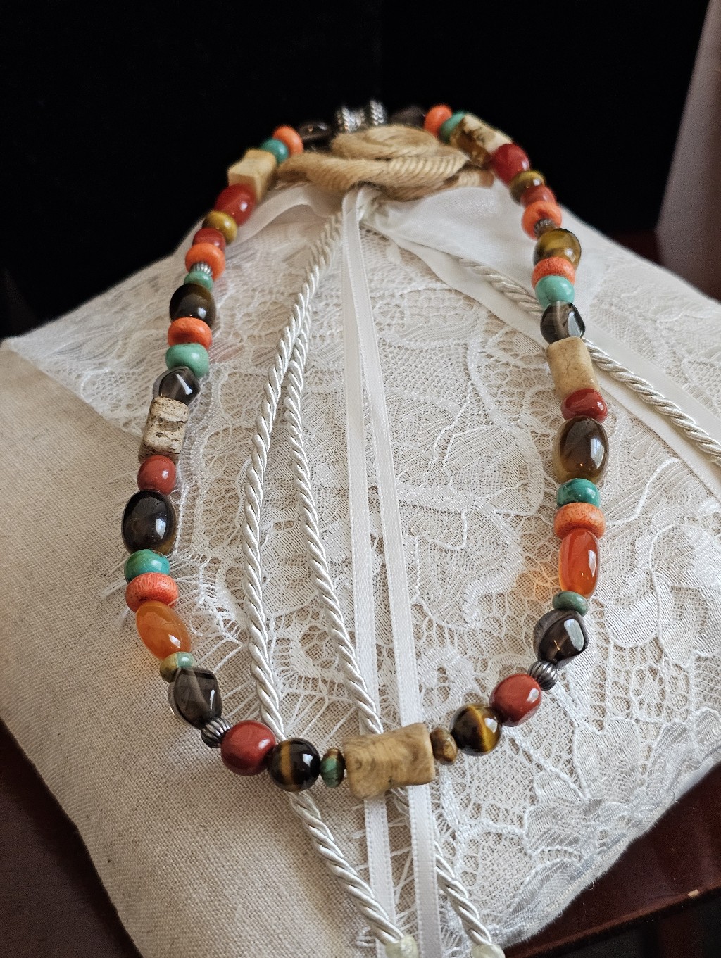 Carolyn Pollack Relios Gemstone Necklace With Magnetic Clasp